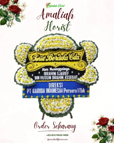 Papan Bunga Duka di Ngunut