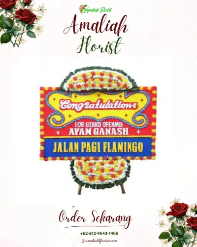 Bunga Papan Congratulation di Ngunut